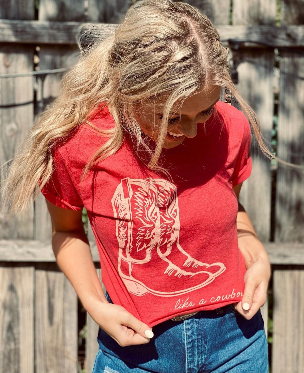 Like a Cowboy Tee