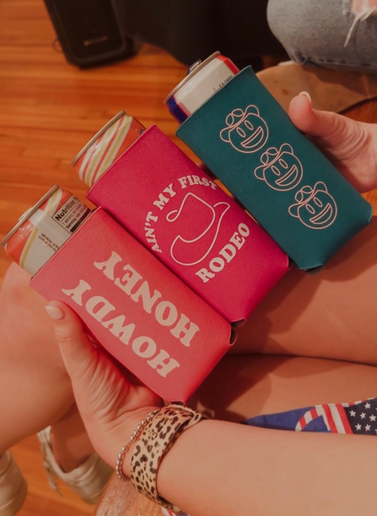 Smiley Cowboy Koozie