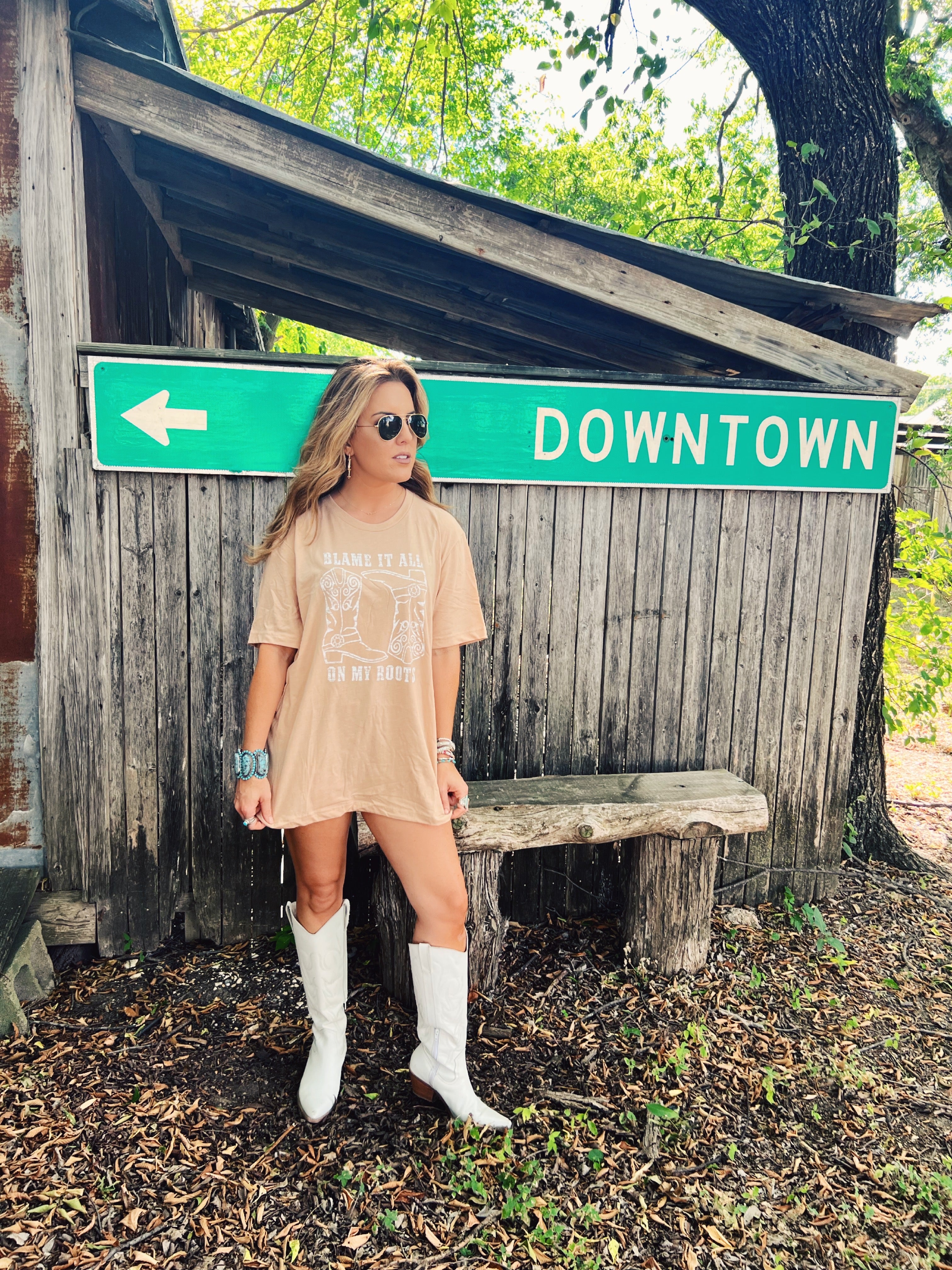 Blame It All On My Roots Tee